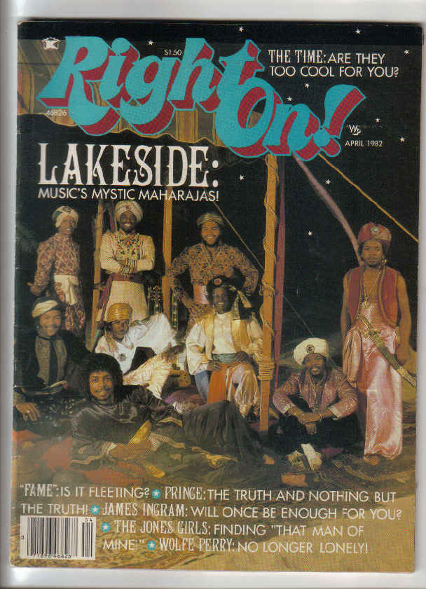 Right On! Magazine Apr,1982 Lakeside, Denzel Washington (click to enlarge)