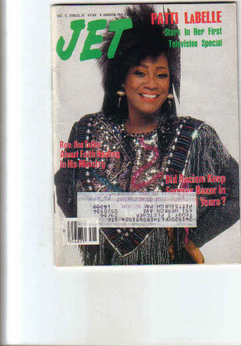 JET Magazine Dec 2, 1985 PATTI LABELLE, Rev. Ike (click to enlarge)