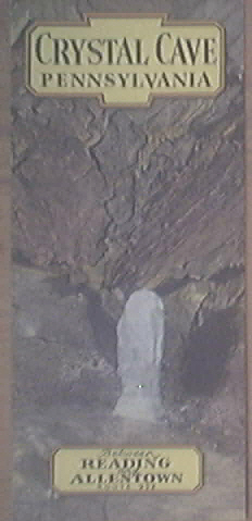 Crystal Cave Pennsylvania 1950's Brochure