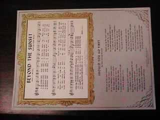Christian Sheet Music 2 songs 1 page 1949
