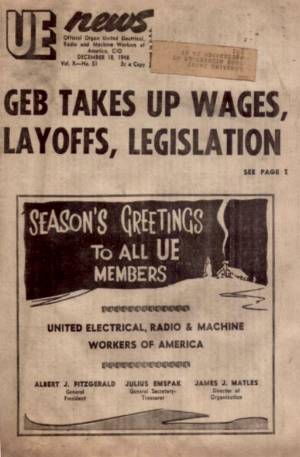 United Electrical newsletter; 1948