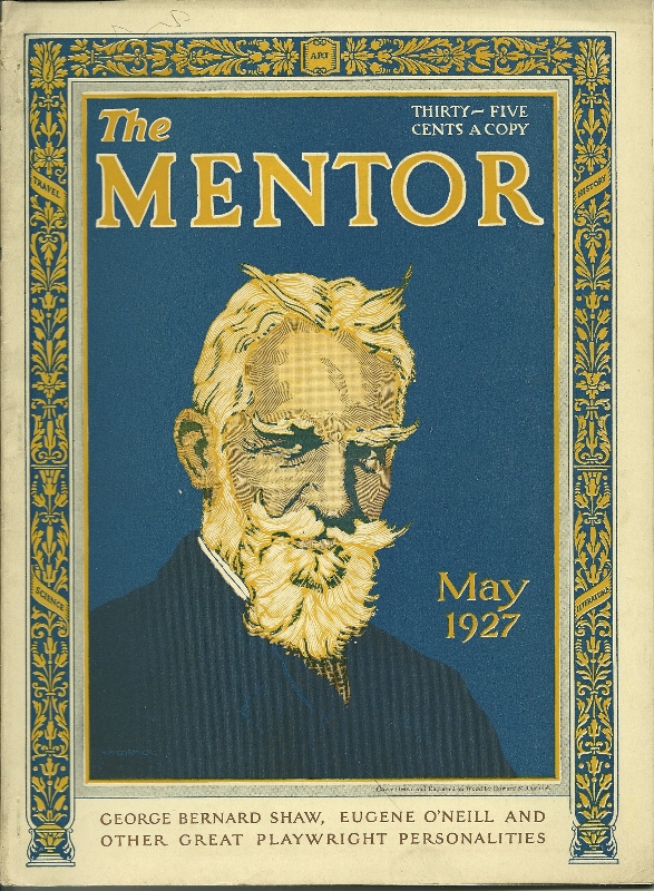 The Mentor Mag May 1927 GEORGE BERNARD SHAW (click to enlarge)