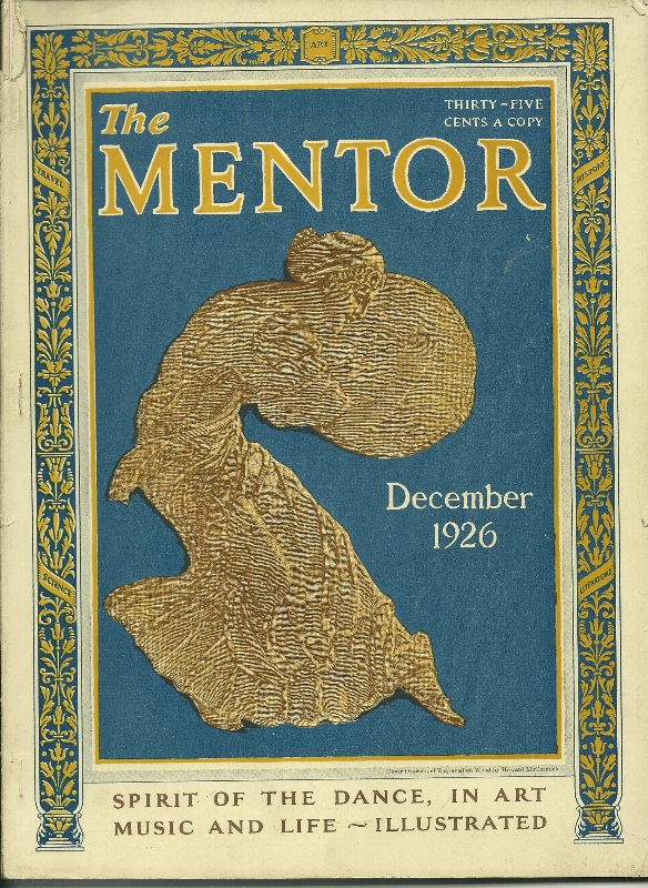 The Mentor Mag DEC,1926 SPIRIT OF DANCE (click to enlarge)