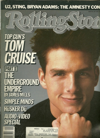 Rolling Stone Mag. 6/19/86, No.476 Tom Cruise Rolling Stone Mag. 6/19/86, No.476 Tom Cruise
