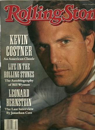 Rolling Stone Mag.11/29/90, No.592 KEVIN COSTNER Rolling Stone Mag.11/29/90, No.592 KEVIN COSTNER