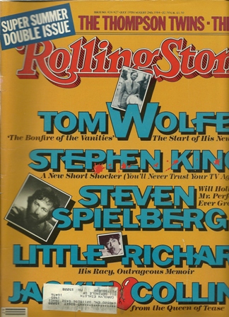Rolling Stone Mag. 7/19/ & 8/2/84, No.426 & 427 DOUBLE Rolling Stone Mag. 7/19/ & 8/2/84, No.426 & 427 DOUBLE