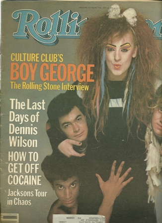 Rolling Stone Mag. 6/7/84, No.423,BOY GEORGE Rolling Stone Mag. 6/7/84, No.423,BOY GEORGE