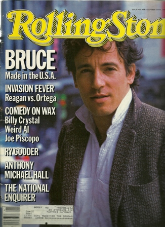 Rolling Stone Mag. 10/10/85, ISSUE 458 BRUCE SPRINGSTEE Rolling Stone Mag. 10/10/85, ISSUE 458 BRUCE SPRINGSTEE