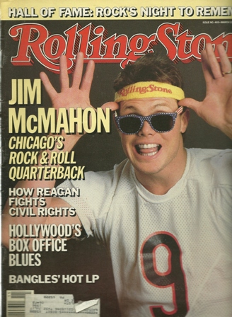 Rolling Stone Mag. 3/13/86, ISSUE 469 JIM MCMAHON