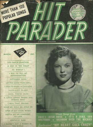 HIT PARADER MAGAZINE MARCH, 1947 SHIRLEY TEMPLE