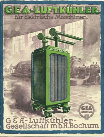 GEA-LUFTKUHLER BROCHURE 1920'S