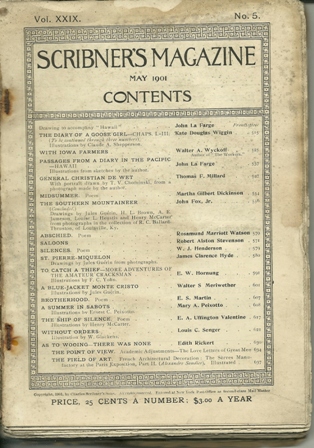 SCRIBNER'S MAGAZINE May 1901 Vol XXIX, NO 5
