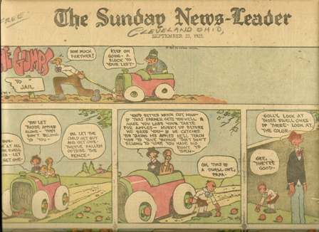 COMICS,Sunday News Leader Cleve. Sun Sept. 23,1923
