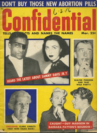 Confidential Magazine March,1956 Vol.4,No.1