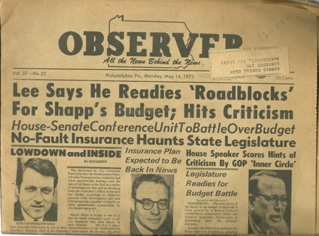 The Observer,Philadelphia May 14,1973 Vol.37-No.22