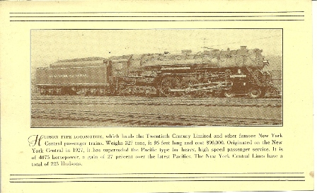 PHOTO-HUDSON Type Locomotive