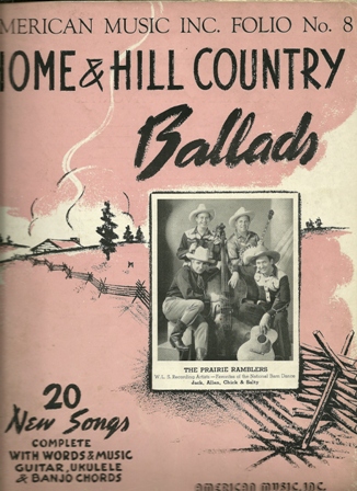 Home & Hill Country Ballads No.8 Sheet Music1942