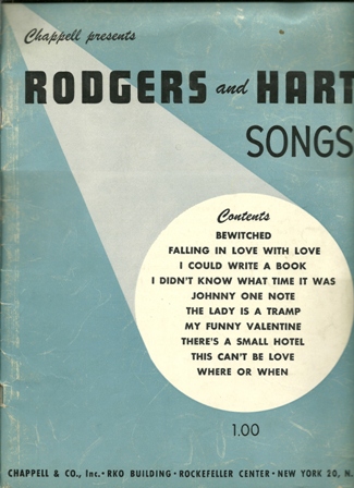 Rogers & Hart Songs Sheet Music Book 1937
