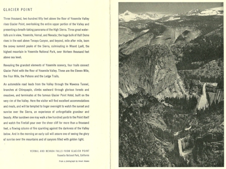 The Ahwahnee,Yosemite Nat. Park Dinner Menu 8/12/1956