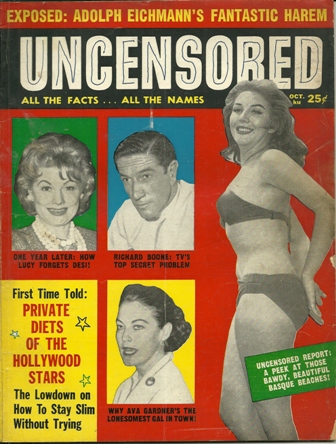 Uncensored Magazine.Oct,1961 Vol11,No.3 Uncensored Magazine.Oct,1961 Vol11,No.3
