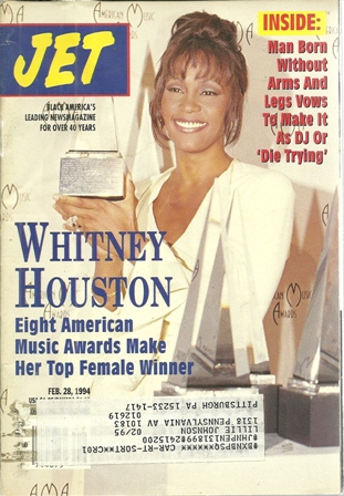 Jet Magazine,Feb.28,1994Vol 85, No.17 Whitney Houston Jet Magazine,Feb.28,1994Vol 85, No.17 Whitney Houston