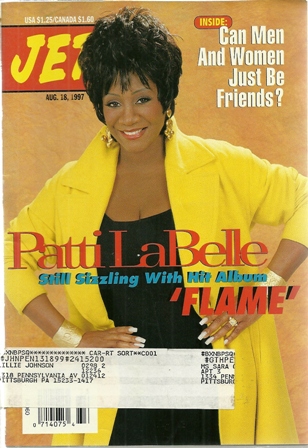 Jet Magazine,Aug 18,1997 Vol 92,No.13 PATTY LABELLE Jet Magazine,Aug 18,1997 Vol 92,No.13 PATTY LABELLE