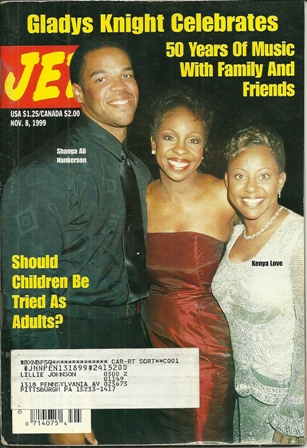 Jet Magazine,Nov 8,1999 Vol 96,No.23 Gladys & Children Jet Magazine,Nov 8,1999 Vol 96,No.23 Gladys & Children