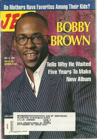Jet Magazine,Dec.8,1997 Vol. 93 ,No.3, BOBBY BROWN Jet Magazine,Dec.8,1997 Vol. 93 ,No.3, BOBBY BROWN