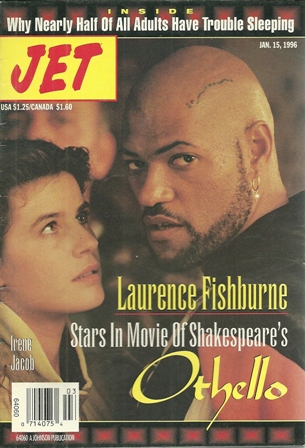 Jet Magazine,Jan. 15,1996 Vol.89,No.9 L Fishburne Jet Magazine,Jan. 15,1996 Vol.89,No.9 L Fishburne