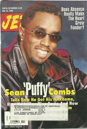 Jet Magazine,Jan. 12,1998 Vol.93,No.7 'Puffy Combs'