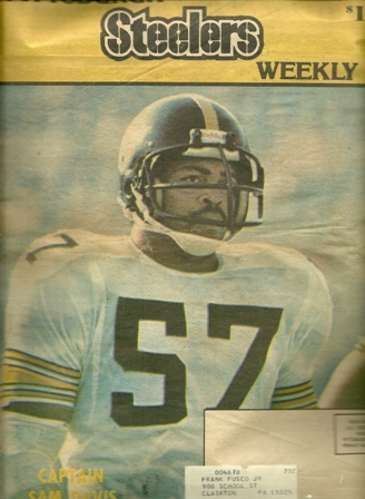 Pittsburgh Steelers Weekly Mag, Nov.1,1979