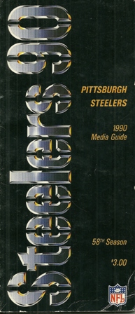 Pittsburgh Steelers Media Guide 1990 58th Season