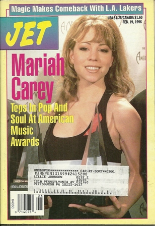 Jet Magazine Feb 19,1996 Vol.89,No 14 Mariah Carey Jet Magazine Feb 19,1996 Vol.89,No 14 Mariah Carey