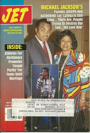 Jet Magazine Jan 10,,1993 Vol.85,No 10 JACKSON PARENTS