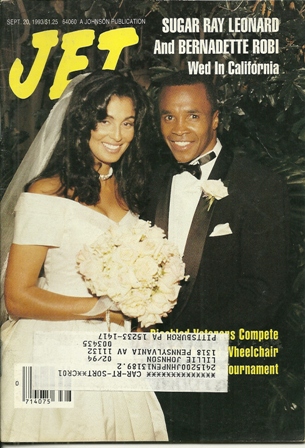 Jet Magazine Sep 20,1993 Vol.84,No 21 SUGAR RAY LEONARD