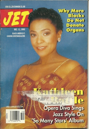 Jet Magazine Dec 11,1995 Vol.89,No 5 KATHLEEN BATTLE