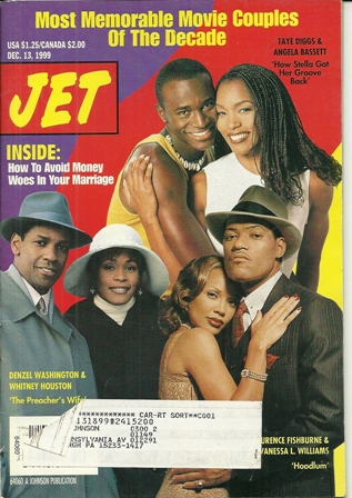 Jet Magazine Dec 13,1999 Vol.97,No 2 MOVIE COUPLES Jet Magazine Dec 13,1999 Vol.97,No 2 MOVIE COUPLES