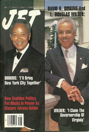 Jet Magazine Nov 27,1989 Vol.77,No 8 DINKINS & WILDER