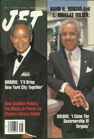 Jet Magazine Nov 27,1989 Vol.77,No 8 DINKINS & WILDER Jet Magazine Nov 27,1989 Vol.77,No 8 DINKINS & WILDER
