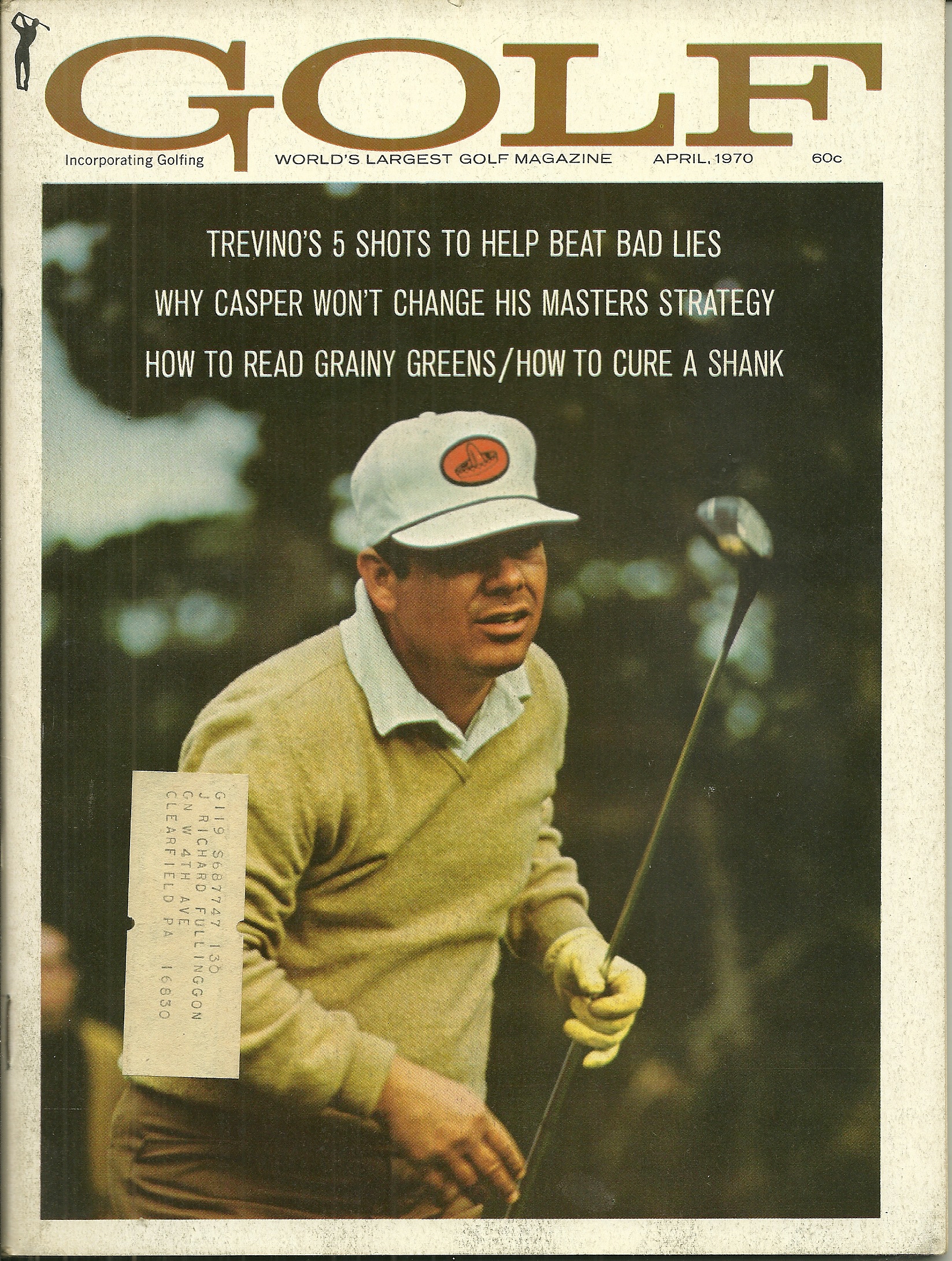 GOLF MAGAZINE APRIL,1970 (click to enlarge)