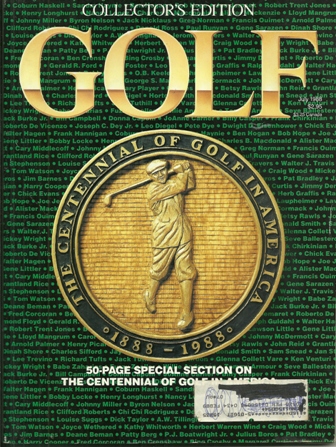 GOLF MAGAZINE 7/1988 COLLECTOR'S EDITION 100 YRS