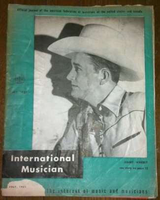 INTERNATIONAL MUSICIAN JOURNAL JULY, 1951 INTERNATIONAL MUSICIAN JOURNAL JULY, 1951