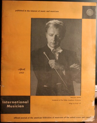 INTERNATIONAL MUSICIAN JOURNAL APRIL, 1952