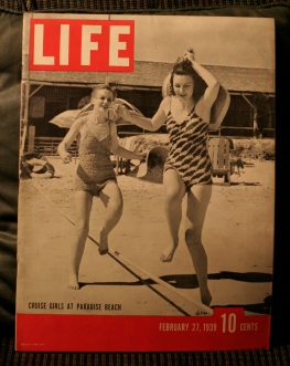 LIFE MAGAZINE FEB.27,1939 CRUISE GIRLS COVER LIFE MAGAZINE FEB.27,1939 CRUISE GIRLS COVER