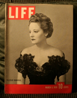 LIFE MAGAZINE MARCH.6,1939 TALLULAH BANKHEAD COVER