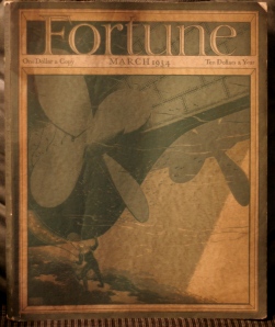 FORTUNE MAGAZINE, MARCH,1934 FORTUNE MAGAZINE, MARCH,1934
