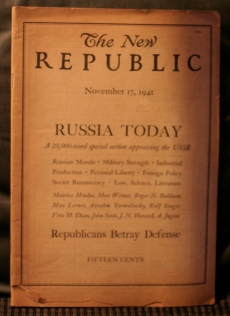 THE NEW REPUBLIC MAGAZINE, NOV.,17,1941