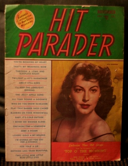 HIT PARADER MAG,,NOV.1949 AVA GARDNER COVER HIT PARADER MAG,,NOV.1949 AVA GARDNER COVER