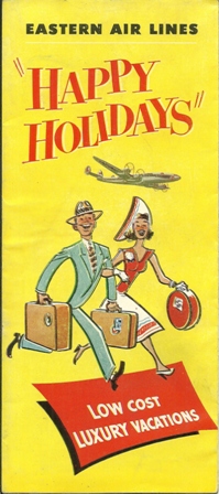 EASTERN AIRLINES LOW COST VACATIONS  1950'S