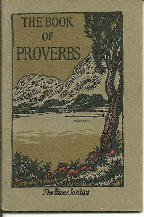 THE BOOK OF PROVERBS AMER.BIBLE SOCIETY, 920'S